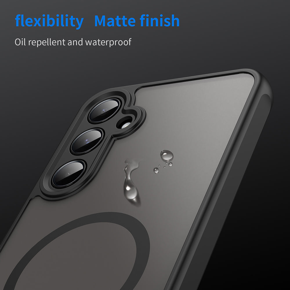Husa de protectie Techsuit HaloFrost II MagSafe compatibil cu Samsung Galaxy A55 5G, Negru