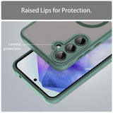 Husa de protectie Techsuit HaloFrost II MagSafe compatibil cu Samsung Galaxy A55 5G, Verde
