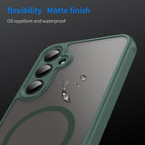 Husa de protectie Techsuit HaloFrost II MagSafe compatibil cu Samsung Galaxy A55 5G, Verde