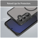 Husa de protectie Techsuit HaloFrost II MagSafe compatibil cu Samsung Galaxy S24 FE, Negru
