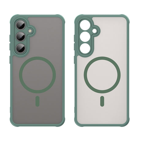 Husa de protectie Techsuit HaloFrost II MagSafe compatibil cu Samsung Galaxy S24 FE, Verde