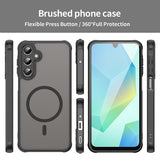 Husa de protectie Techsuit HaloFrost II MagSafe compatibil cu Samsung Galaxy A16 4G / A16 5G, Negru