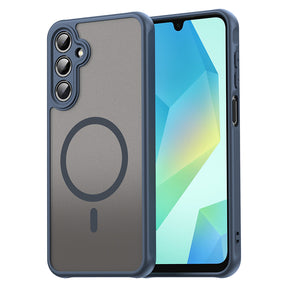 Husa de protectie Techsuit HaloFrost II MagSafe compatibil cu Samsung Galaxy A16 4G / A16 5G, Bleumarin