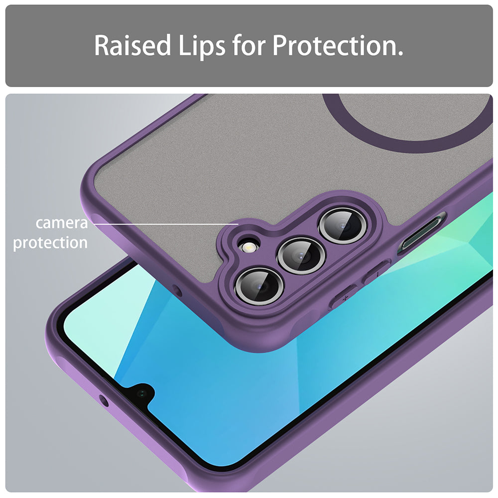 Husa de protectie Techsuit HaloFrost II MagSafe compatibil cu Samsung Galaxy A16 4G / A16 5G, Mov