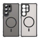 Husa de protectie Techsuit HaloFrost II MagSafe compatibil cu Samsung Galaxy S25 Ultra, Negru