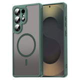 Husa de protectie Techsuit HaloFrost II MagSafe compatibil cu Samsung Galaxy S25 Ultra, Verde