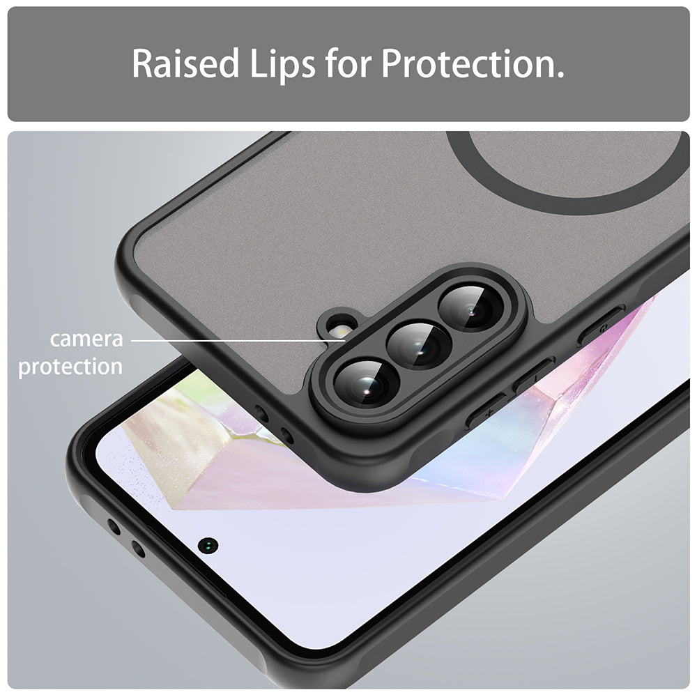 Husa de protectie Techsuit HaloFrost II MagSafe compatibil cu Samsung Galaxy A36 5G, Negru
