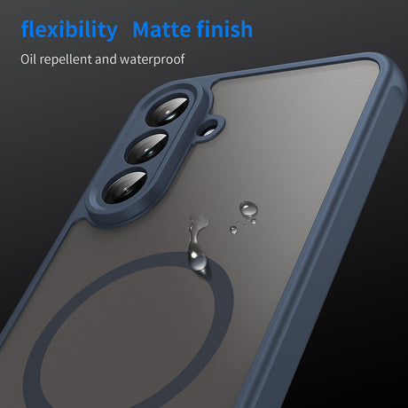 Husa de protectie Techsuit HaloFrost II MagSafe compatibil cu Samsung Galaxy A36 5G, Bleumarin