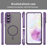 Husa de protectie Techsuit HaloFrost II MagSafe compatibil cu Samsung Galaxy A36 5G, Mov