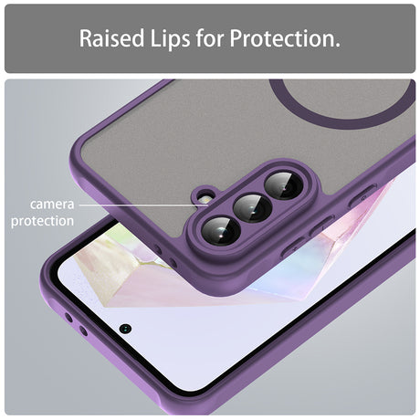 Husa de protectie Techsuit HaloFrost II MagSafe compatibil cu Samsung Galaxy A36 5G, Mov
