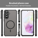 Husa de protectie Techsuit HaloFrost II MagSafe compatibil cu Samsung Galaxy A56 5G, Negru
