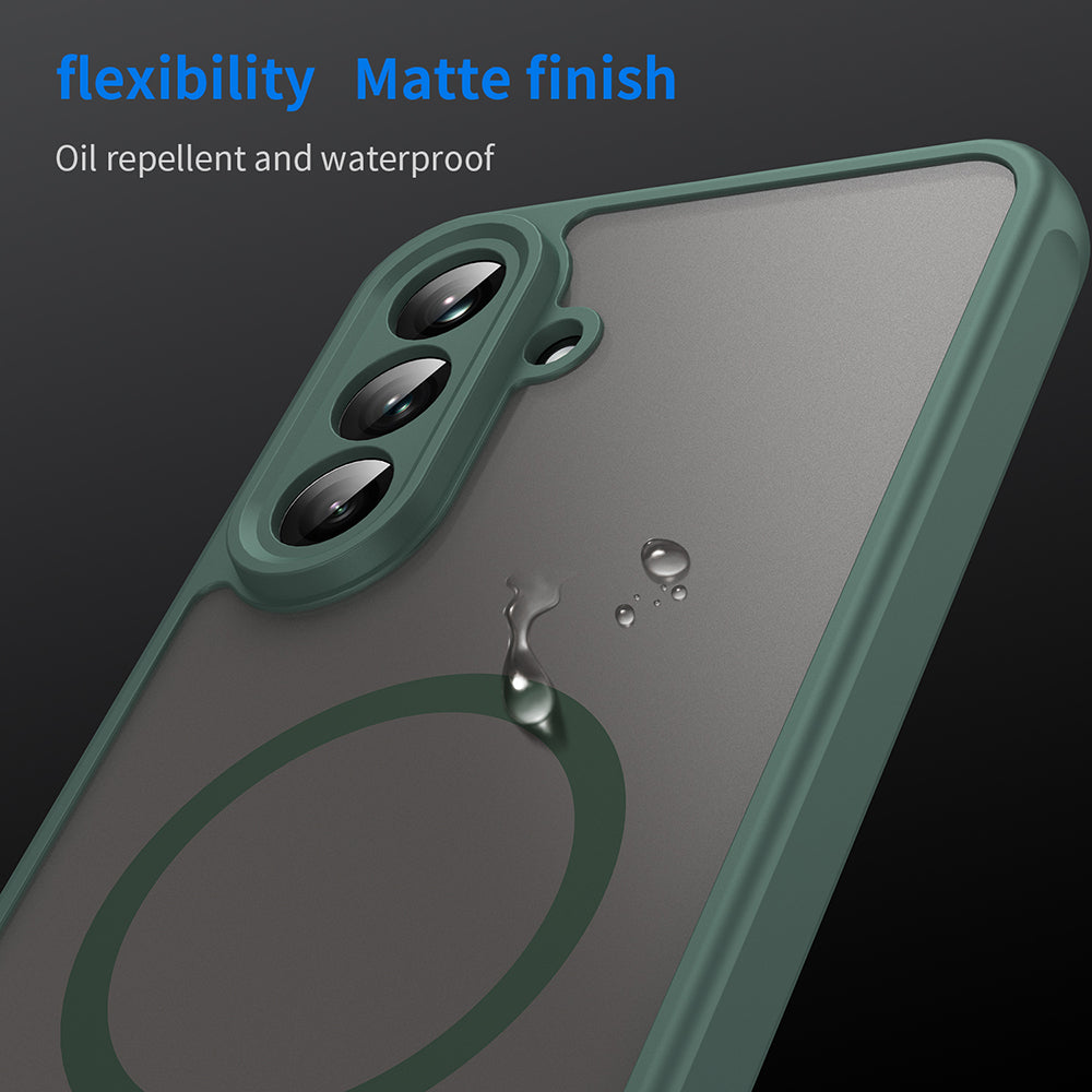 Husa de protectie Techsuit HaloFrost II MagSafe compatibil cu Samsung Galaxy A56 5G, Verde