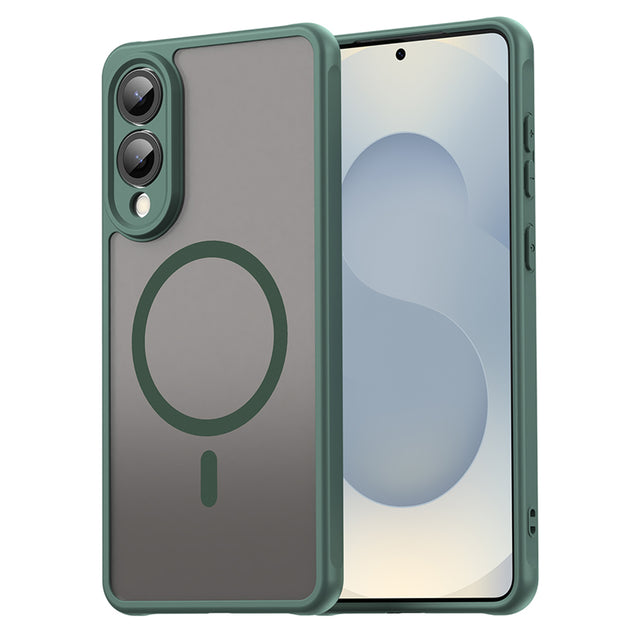 Husa de protectie Techsuit HaloFrost II MagSafe compatibil cu Samsung Galaxy S25 Edge, Verde