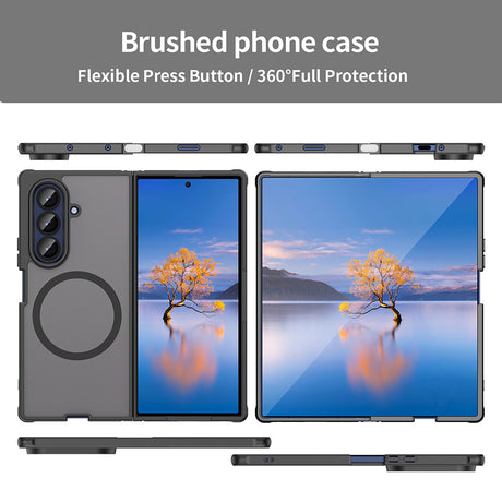 Husa de protectie Techsuit HaloFrost II MagSafe compatibil cu Samsung Galaxy Z Fold7, Negru
