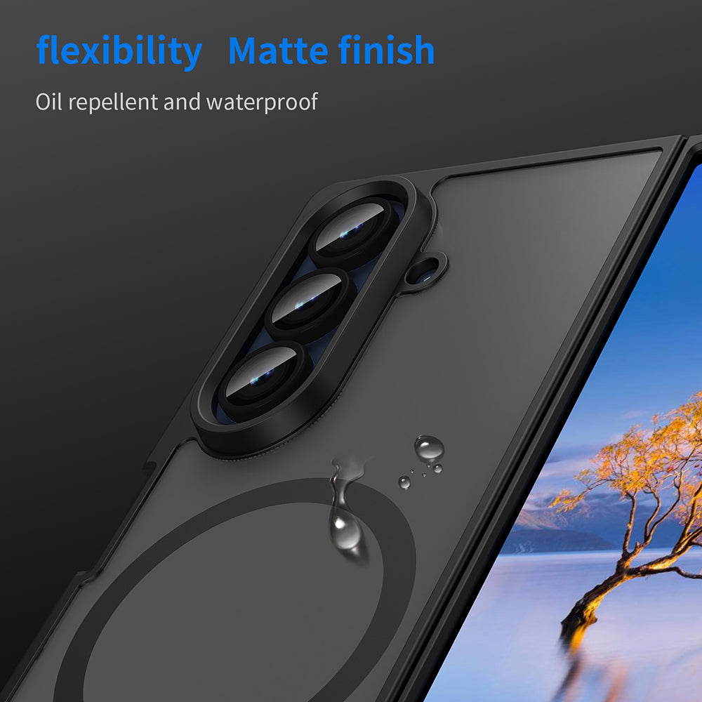 Husa de protectie Techsuit HaloFrost II MagSafe compatibil cu Samsung Galaxy Z Fold7, Negru
