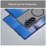 Husa de protectie Techsuit HaloFrost II MagSafe compatibil cu Samsung Galaxy Z Fold7, Bleumarin