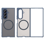 Husa de protectie Techsuit HaloFrost II MagSafe compatibil cu Samsung Galaxy Z Fold7, Bleumarin