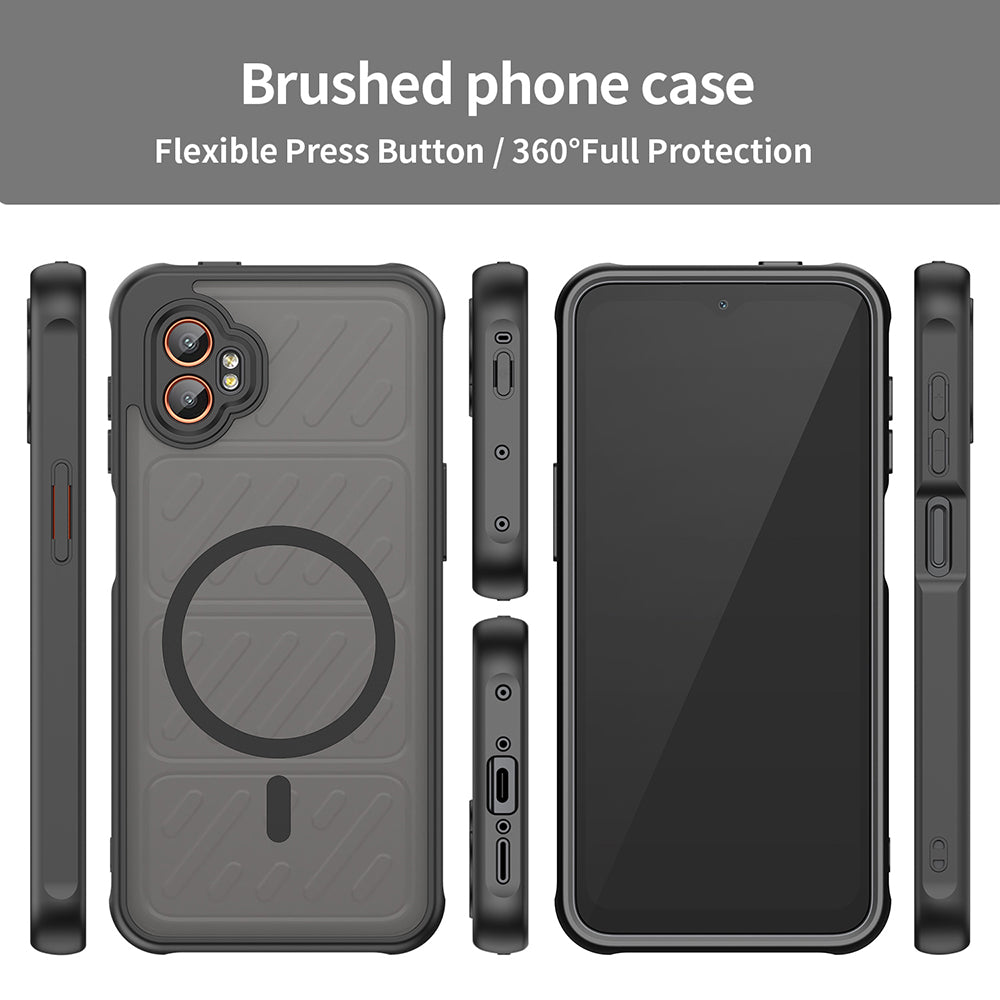 Husa de protectie Techsuit HaloFrost II MagSafe compatibil cu Samsung Galaxy Xcover7 Pro, Negru