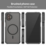 Husa de protectie Techsuit HaloFrost II MagSafe compatibil cu Samsung Galaxy Xcover7 Pro, Negru