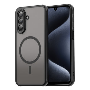 Husa de protectie Techsuit HaloFrost II MagSafe compatibil cu Samsung Galaxy A17 5G / A17 4G, Negru