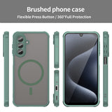Husa de protectie Techsuit HaloFrost II MagSafe compatibil cu Samsung Galaxy A17 5G / A17 4G, Verde