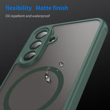 Husa de protectie Techsuit HaloFrost II MagSafe compatibil cu Samsung Galaxy A17 5G / A17 4G, Verde