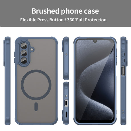 Husa de protectie Techsuit HaloFrost II MagSafe compatibil cu Samsung Galaxy A17 5G / A17 4G, Bleumarin