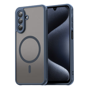 Husa de protectie Techsuit HaloFrost II MagSafe compatibil cu Samsung Galaxy A17 5G / A17 4G, Bleumarin