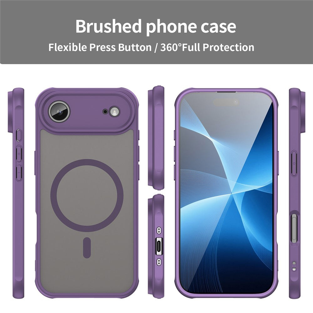 Husa de protectie Techsuit HaloFrost II MagSafe compatibil cu iPhone 17 Air, Mov