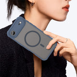 Husa de protectie Techsuit HaloFrost II MagSafe compatibil cu iPhone 17 Air, Bleumarin
