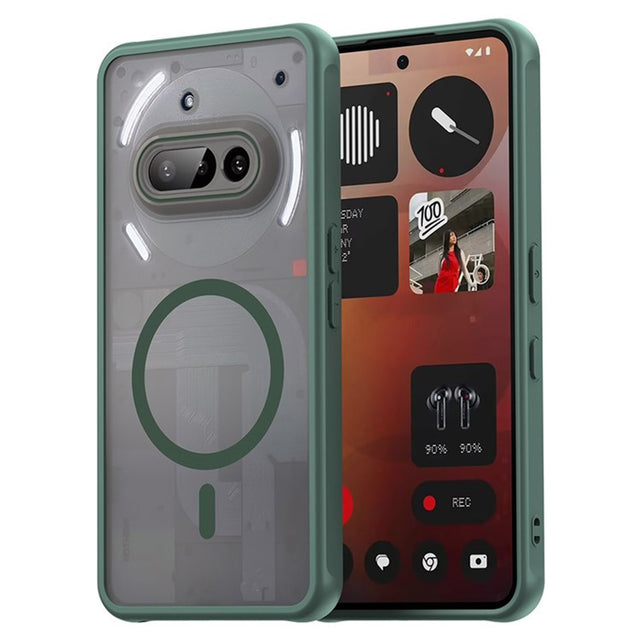 Husa de protectie Techsuit HaloFrost II MagSafe compatibil cu Nothing Phone (3a), Verde