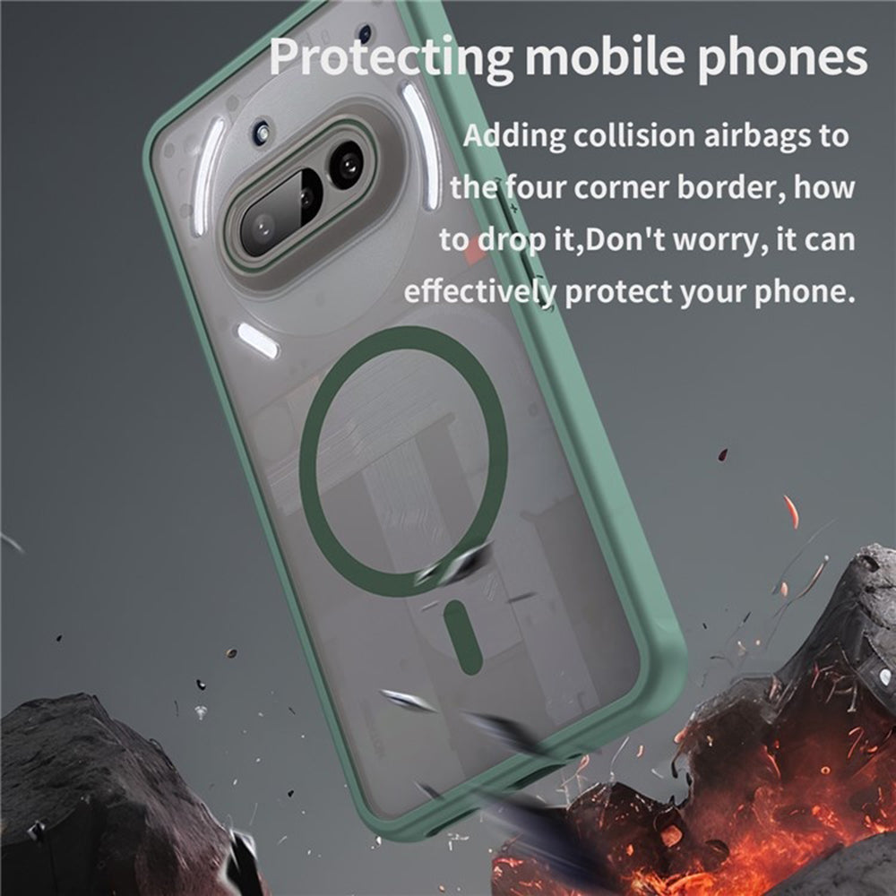Husa de protectie Techsuit HaloFrost II MagSafe compatibil cu Nothing Phone (3a), Verde