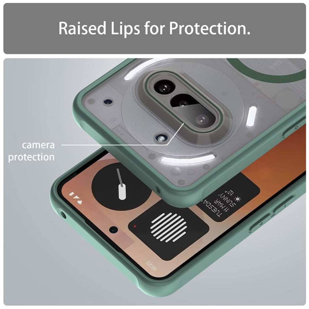 Husa de protectie Techsuit HaloFrost II MagSafe compatibil cu Nothing Phone (3a), Verde