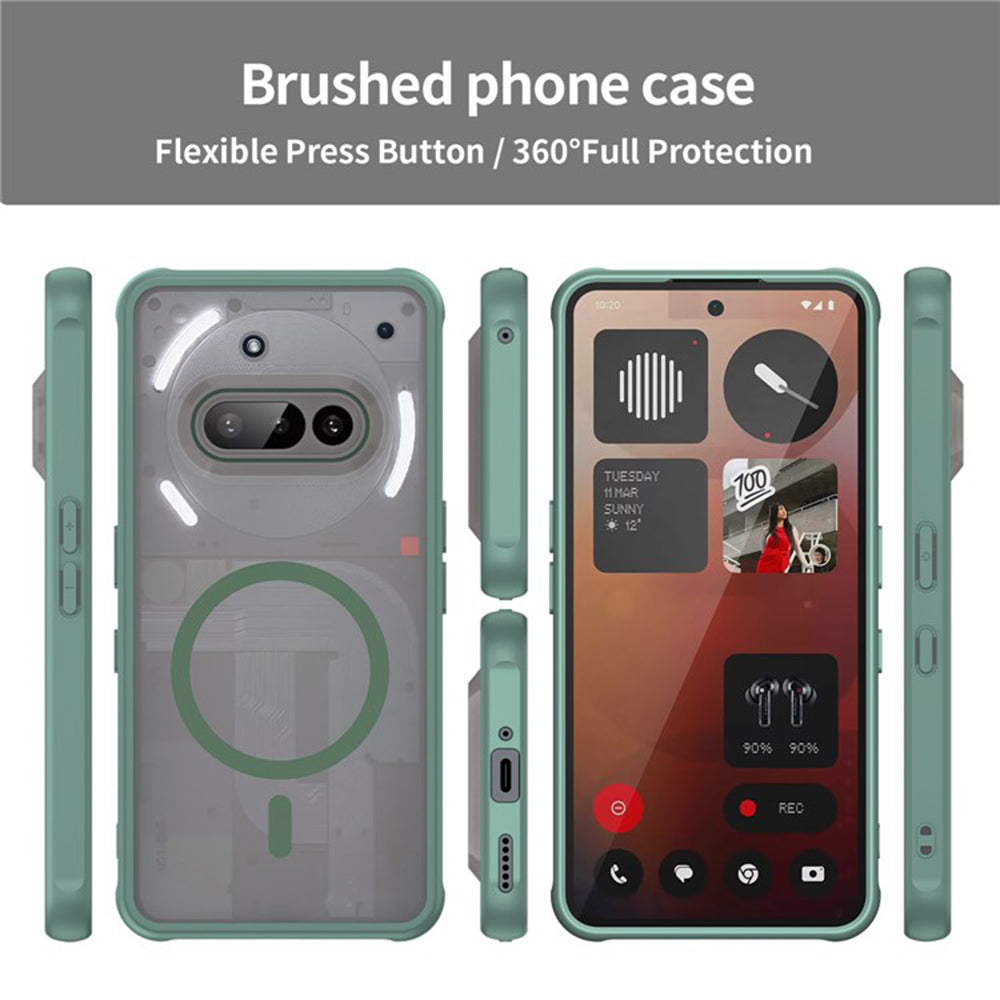 Husa de protectie Techsuit HaloFrost II MagSafe compatibil cu Nothing Phone (3a), Verde