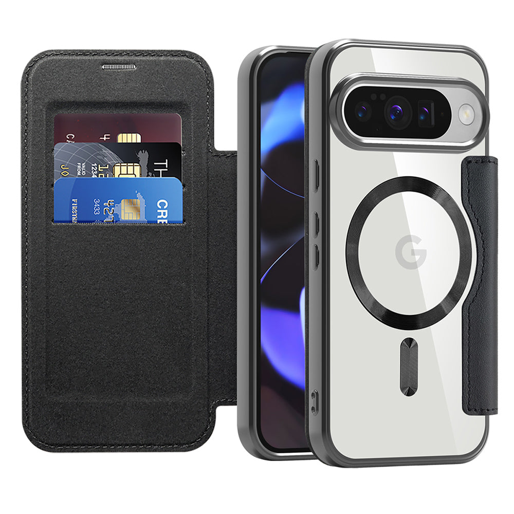 Husa de protectie Techsuit SmartMag Book compatibil cu Google Pixel 10 / 10 Pro, Negru