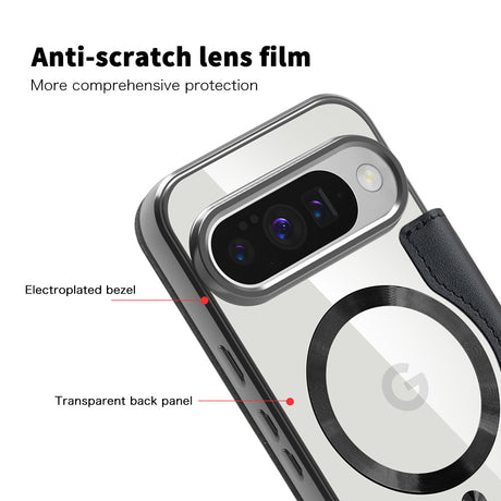 Husa de protectie Techsuit SmartMag Book compatibil cu Google Pixel 10 / 10 Pro, Negru
