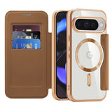 Husa de protectie Techsuit SmartMag Book compatibil cu Google Pixel 10 / 10 Pro, Maro
