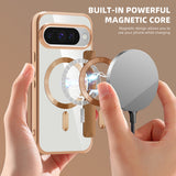 Husa de protectie Techsuit SmartMag Book compatibil cu Google Pixel 10 / 10 Pro, Maro