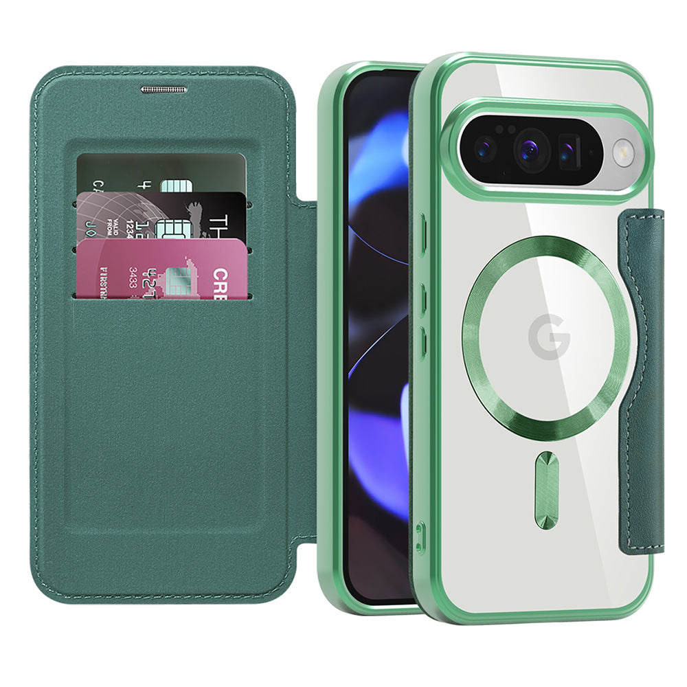 Husa de protectie Techsuit SmartMag Book compatibil cu Google Pixel 10 / 10 Pro, Verde