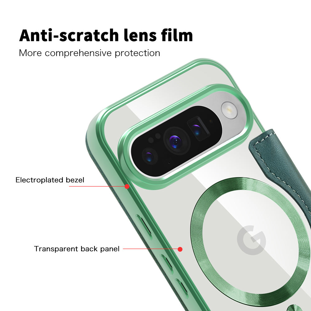 Husa de protectie Techsuit SmartMag Book compatibil cu Google Pixel 10 / 10 Pro, Verde