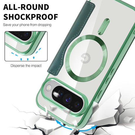 Husa de protectie Techsuit SmartMag Book compatibil cu Google Pixel 10 / 10 Pro, Verde
