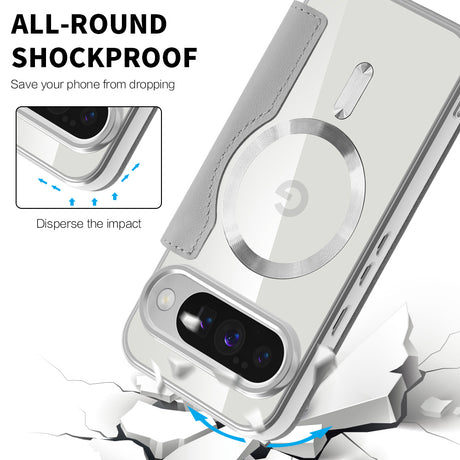 Husa de protectie Techsuit SmartMag Book compatibil cu Google Pixel 10 Pro XL, Gri