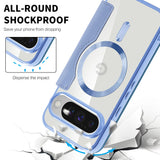 Husa de protectie Techsuit SmartMag Book compatibil cu Google Pixel 10 Pro XL, Albastru Deschis