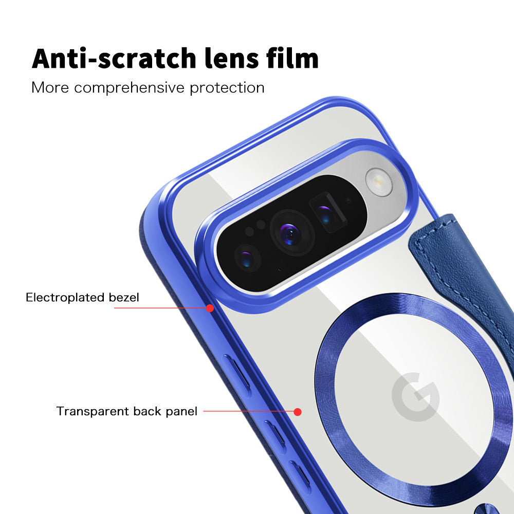 Husa de protectie Techsuit SmartMag Book compatibil cu Google Pixel 10 Pro XL, Albastru