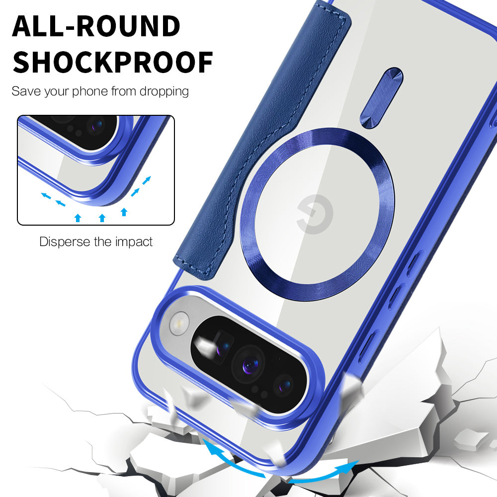 Husa de protectie Techsuit SmartMag Book compatibil cu Google Pixel 10 Pro XL, Albastru