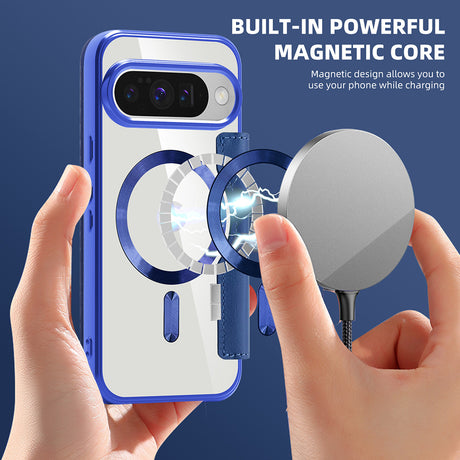 Husa de protectie Techsuit SmartMag Book compatibil cu Google Pixel 10 Pro XL, Albastru