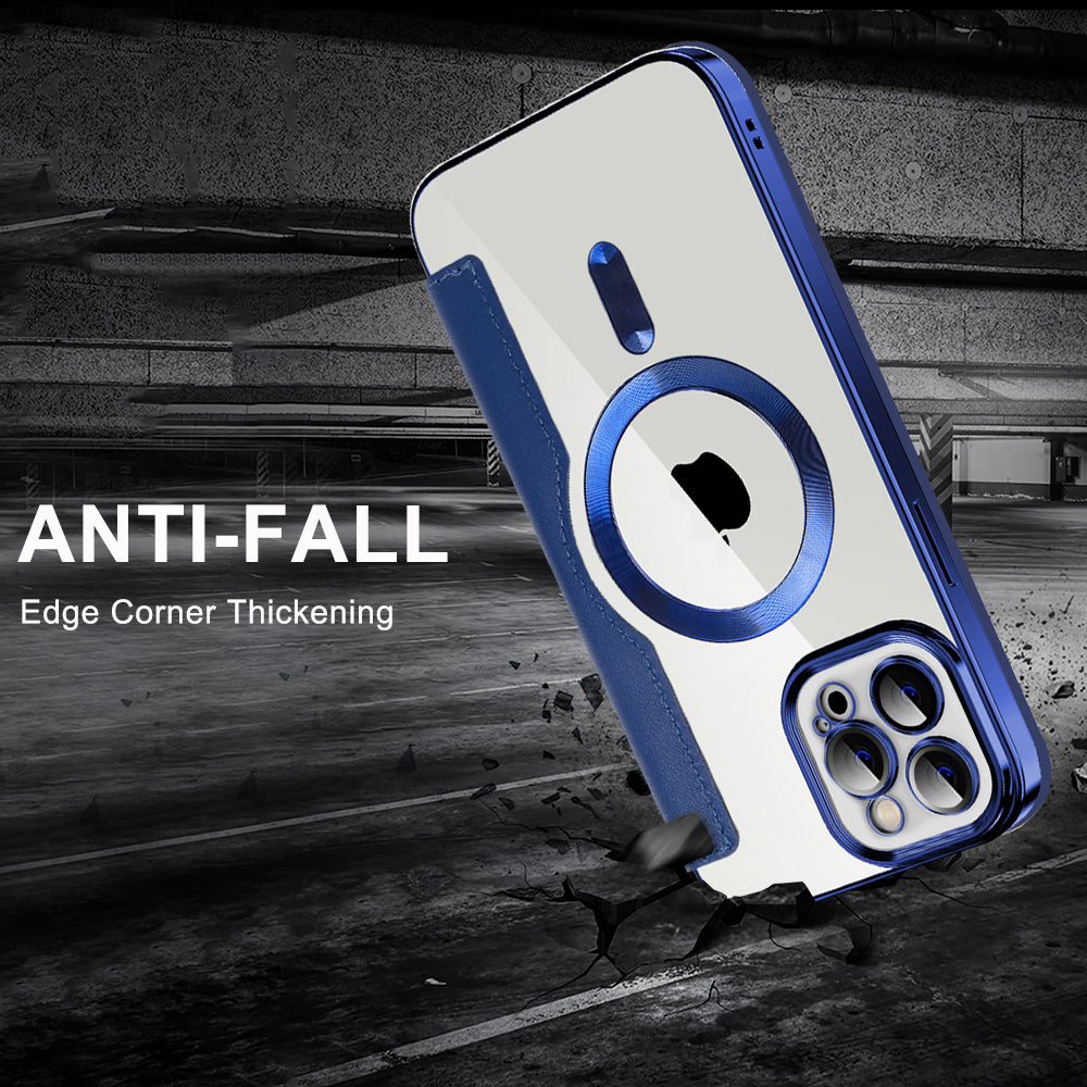 Husa de protectie Techsuit SmartMag Book compatibil cu iPhone 11 Pro Max, Roz
