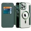 Husa de protectie Techsuit SmartMag Book compatibil cu iPhone 11 Pro Max, Verde