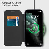 Husa de protectie Techsuit SmartMag Book compatibil cu iPhone 11 Pro Max, Albastru Deschis