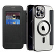 Husa de protectie Techsuit SmartMag Book compatibil cu iPhone 12 Pro Max, Negru
